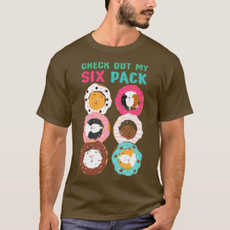 Funny Guinea Gris Donut Six Pack T Shirt