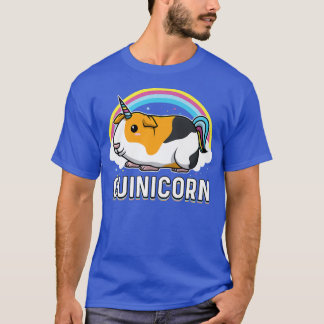 Funny Guinea Gris Gunicorn Rainbow Women Kids T Shirt
