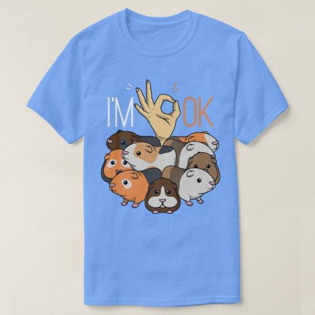 Funny Guinea Gris Herd Women Kids Manar T Shirt (Design framsida)