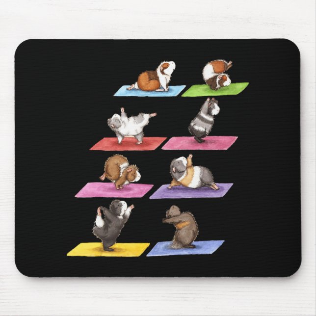 Funny Guinea Gris Yoga Musmatta (Framsidan)