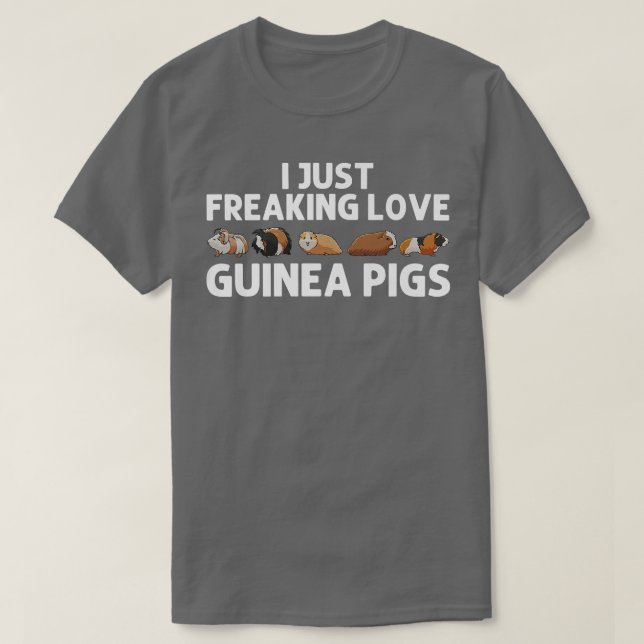 Funny Guinea Pig Art For Men Women Rodent Animal G T Shirt (Design framsida)