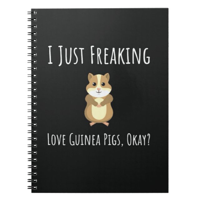 Funny Guinea Pig Gifts Humor Pet Humorous Anteckningsbok (Framsidan)