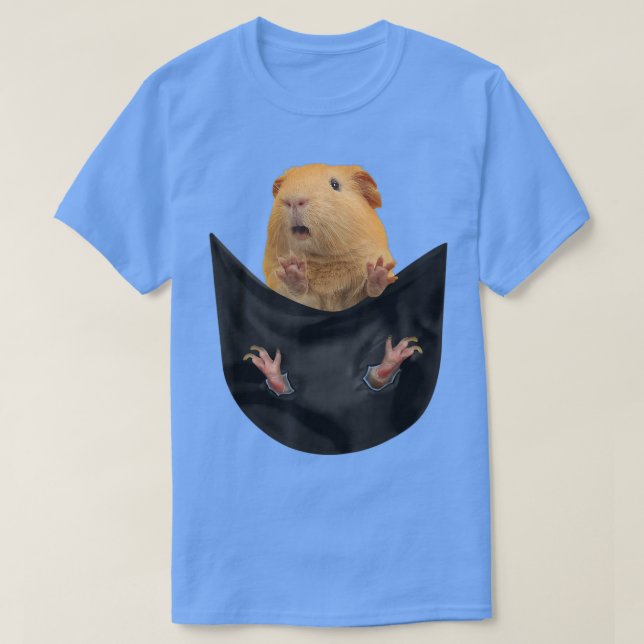 Funny Guinea Pig in Your Pocket Shirt  T Shirt (Design framsida)
