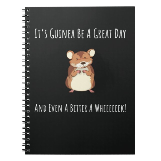 Funny Guinea Pig Pun Gifts Cute Animal Pet Anteckningsbok (Framsidan)