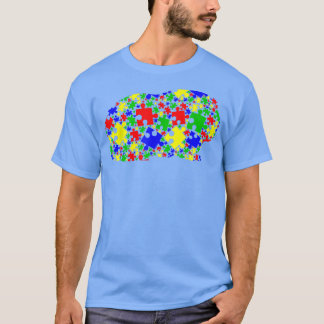 Funny Guinea Pig Puzzle Animals Lover Autism Aware T Shirt
