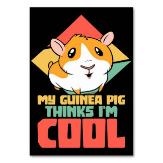 Funny Guinea Pig Rodent Perfect Gift Ideas Bordsnummer