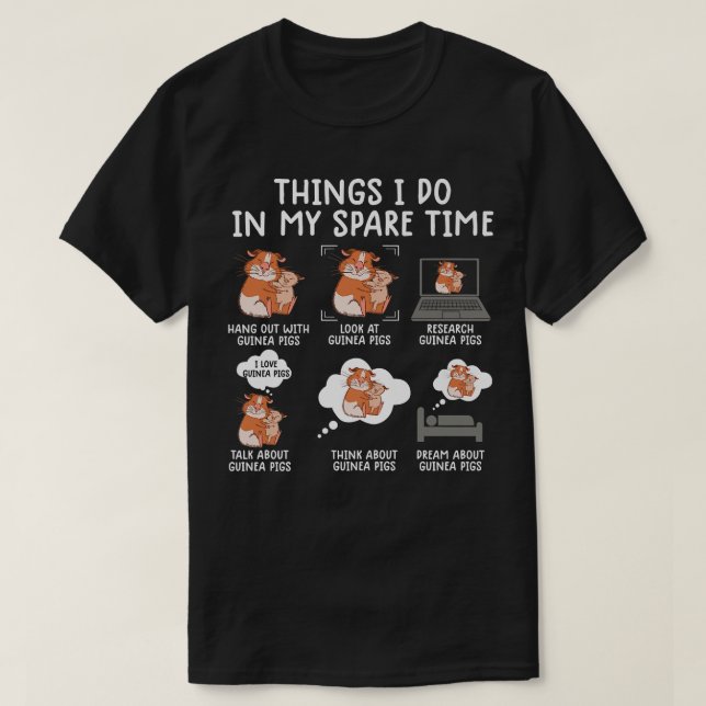 Funny Guinea Pig Shirt Srcastic Humor Guinea Pig P T (Design framsida)