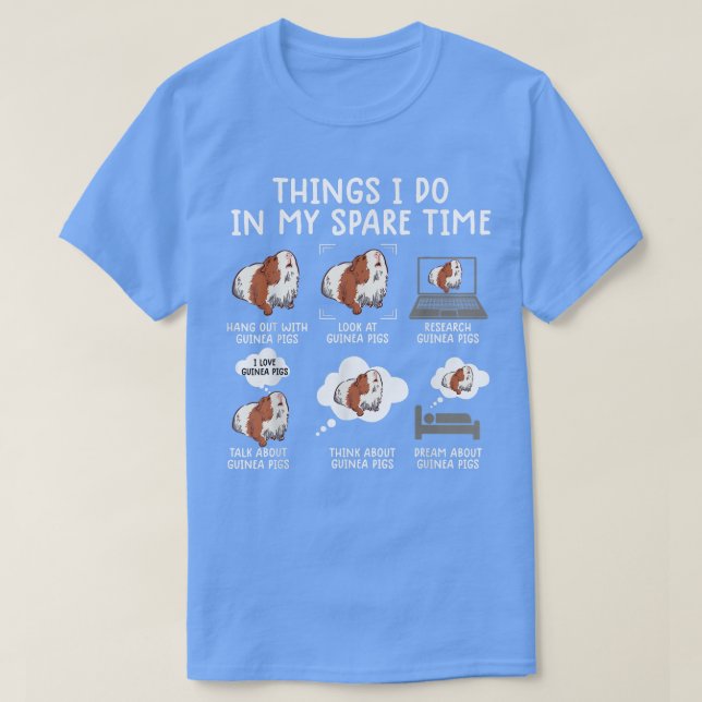Funny Guinea Pig Shirt Srcastic Humor Guinea Pig P T Shirt (Design framsida)