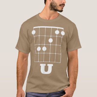 Funny Guitar F Chord U 837 T Shirt