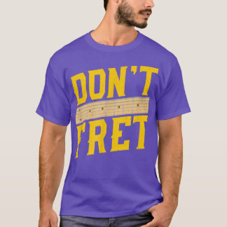 Funny Guitar Fret Vintage Music 744 T Shirt