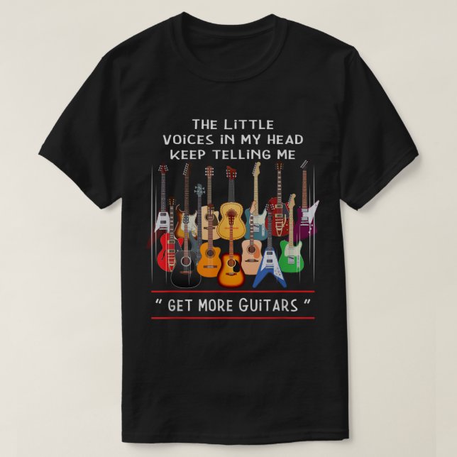 Funny Guitar Lover Quote Design T Shirt (Design framsida)