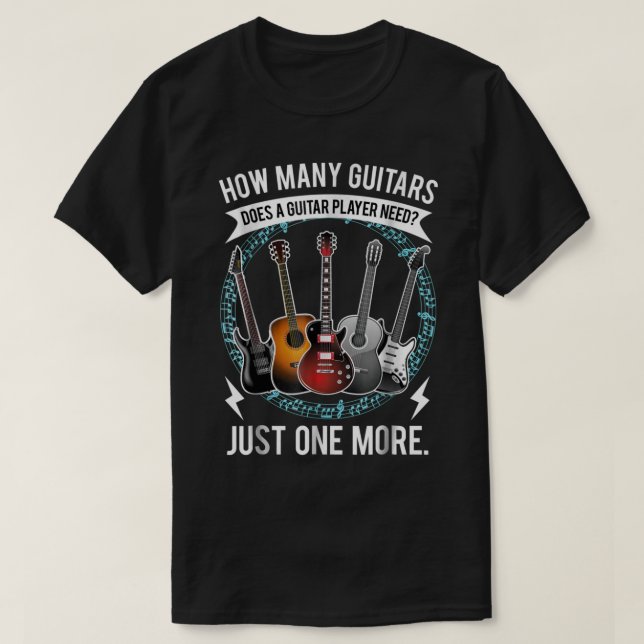 Funny Guitar Player Quote Design T Shirt (Design framsida)