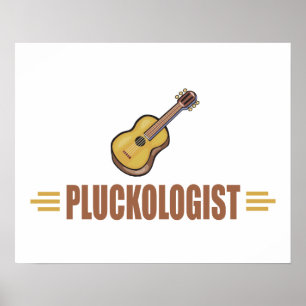Funny Guitar Poster