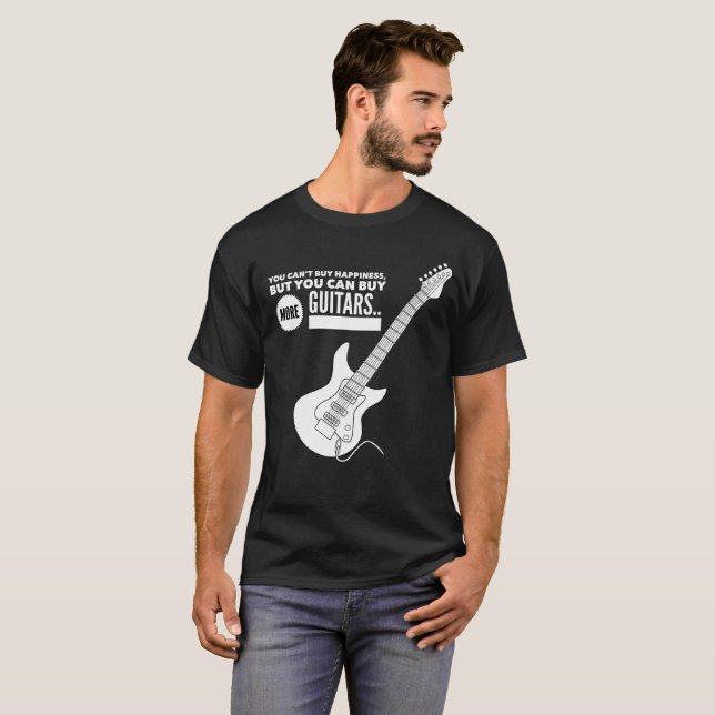 Funny Guitar Shirt - Köp fler gitarrer T Shirt (Hel framsida)