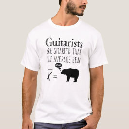 Funny Guitar T-shirt - genomsnittlig björn