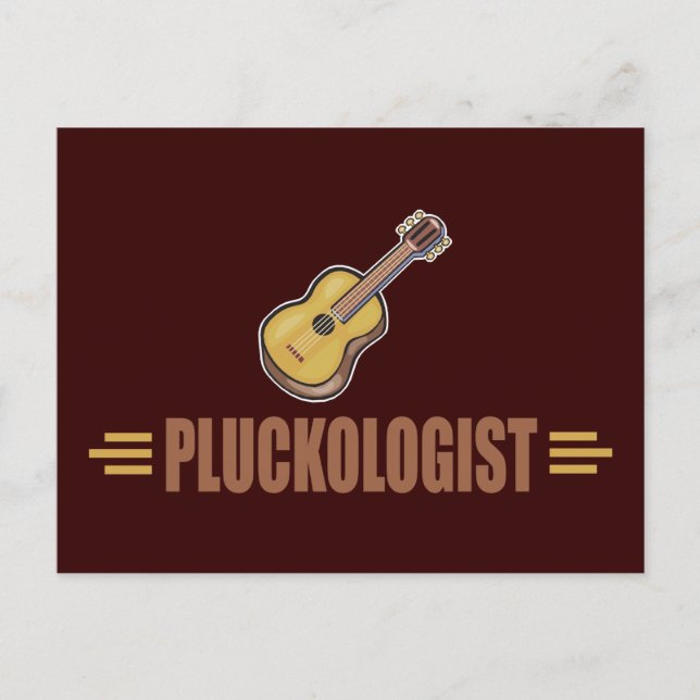 Funny Guitar Vykort (Framsida)