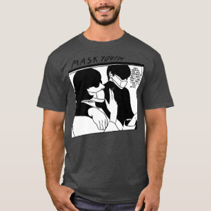 Funny Guitarist 90s Music 2020 Parody Ansikte Mask T Shirt