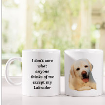 Funny Gult Labrador Retriever Mugg