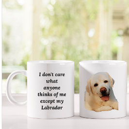Funny Gult Labrador Retriever Mugg