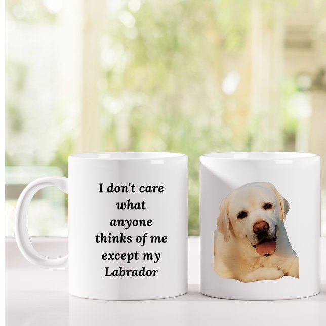 Funny Gult Labrador Retriever Mugg (Skapare uppladdad)