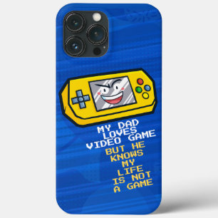 Funny Gult Portable Fars dag Hälsning