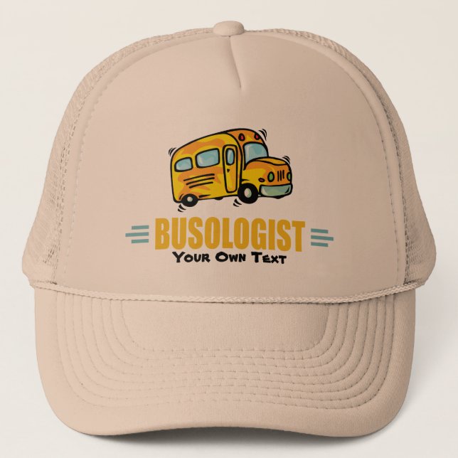 Funny Gult School Buss Driver Humous Truckerkeps (Framsida)