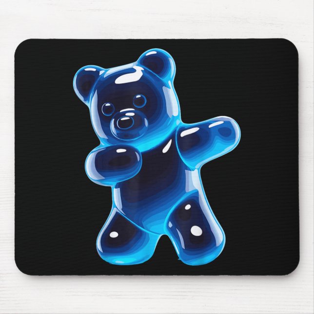 Funny Gummy Bear Art For Men Women Kids Candy Bear Musmatta (Framsidan)
