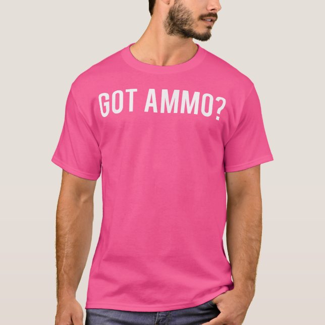 Funny Gun Coola Har Ammo 2Nd Ändringsförslag Fläkt T Shirt (Framsida)