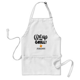Funny Guy Manar Grilling BBQ Kitchen Apron Förkläde