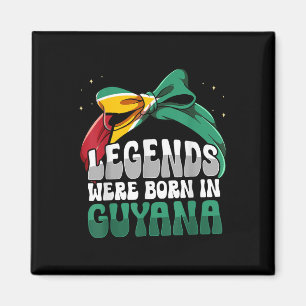 Funny Guyanese Flagga Guyana Magnet