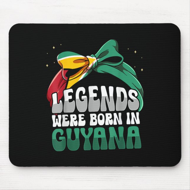 Funny Guyanese Flagga Guyana Musmatta (Framsidan)