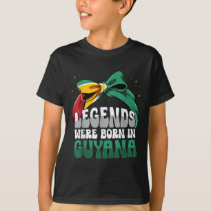 Funny Guyanese Flagga Guyana T Shirt
