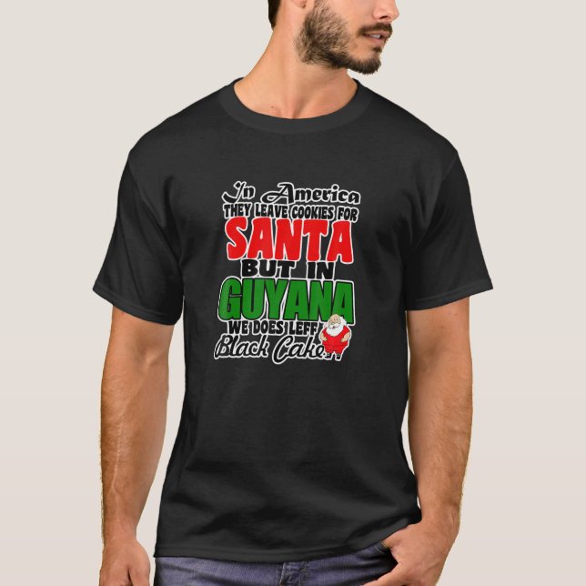 Funny Guyanese-jul T Shirt (Framsida)