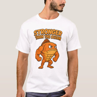 Funny Gym Fish T-Shirt