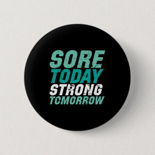Funny Gym Fitness Sore i morgon Starong Knapp