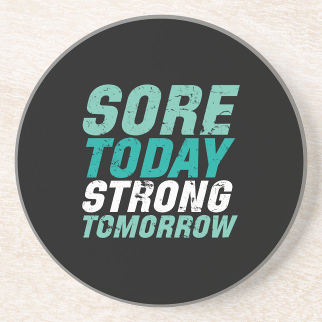 Funny Gym Fitness Sore i morgon Starong Underlägg (Framsidan)