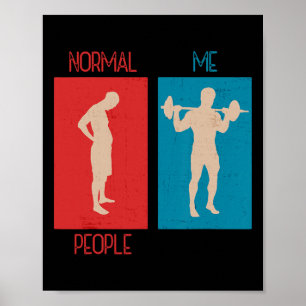Funny Gym Gag Say Workout Fitness Exercise Gym Poster