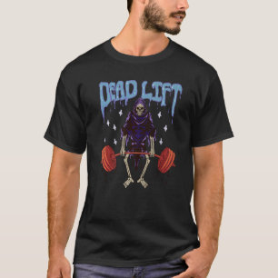 Funny Gym - Grim Reaper Deadlift Workout - Occult T Shirt