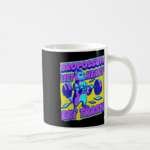 Funny Gym Hiss Heavy Eat Sopor Weightlift Oposs Kaffemugg