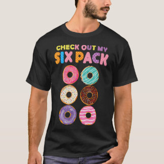 Funny Gym Kolla in min sexpack Donut Funny Donut T Shirt