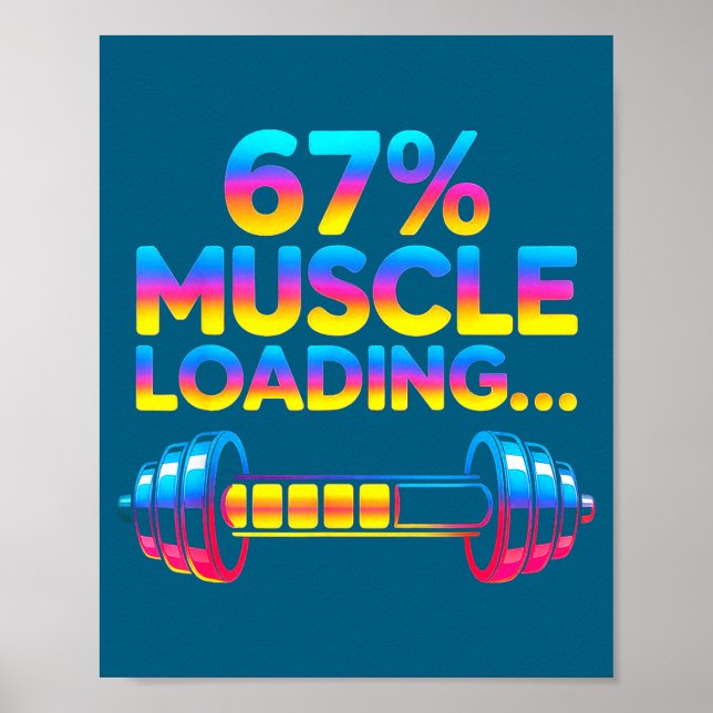 Funny Gym Meme 67  Poster (Framsidan)