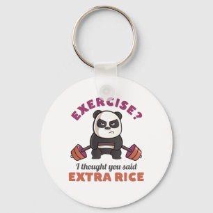 Funny Gym Motivation Fitness Utbildning och workou Nyckelring