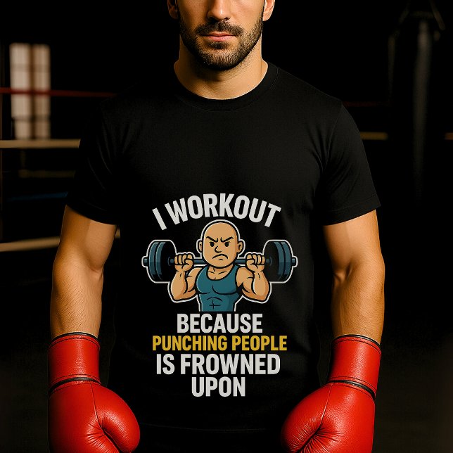 Funny Gym Quote T-Shirt - Sarcastic Fitness (Skapare uppladdad)