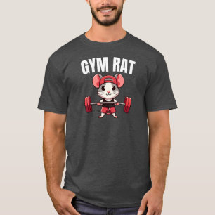 Funny Gym Råtta T Shirt