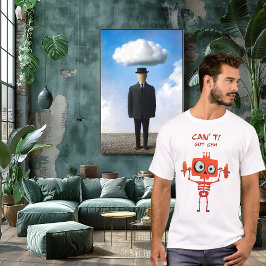 Funny Gym Skeleton | Kan inte. Har Gym. | Fitness T Shirt