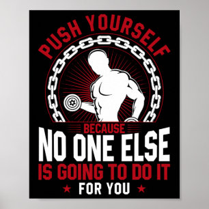 Funny Gym Workout Fitness Bodybuilding Sports Weig Poster