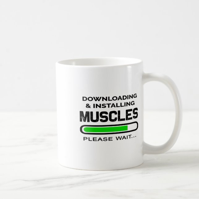 Funny Gym Workout Tee downloading And Installing M Kaffemugg (Höger)