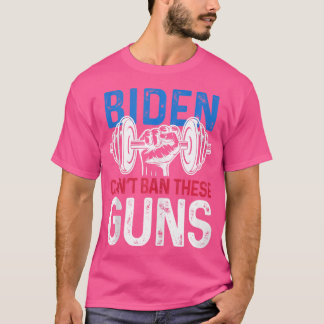 Funny Gym Workout Weightlift Biden kan inte förbju T Shirt