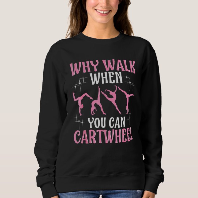 Funny Gymnastics Gymnast Gift For Girls Women Cool T Shirt (Framsida)