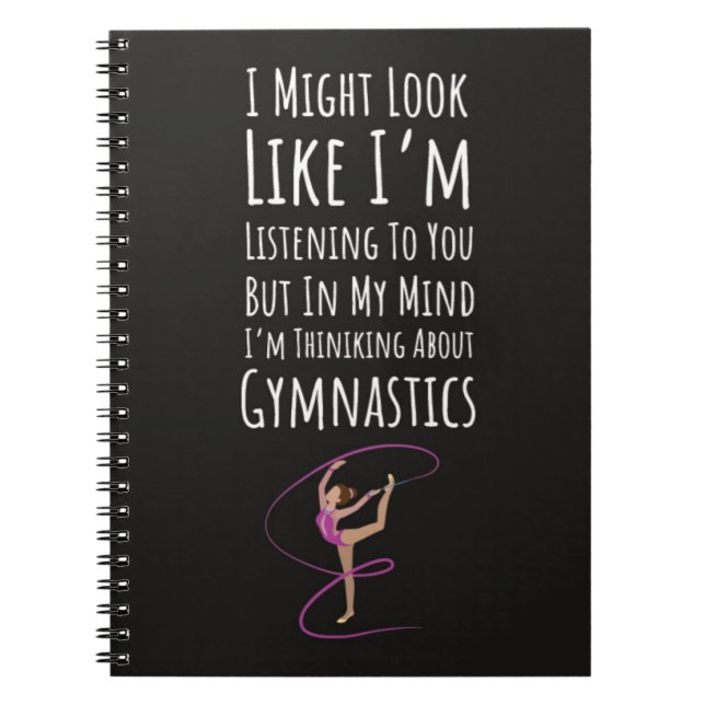 Funny Gymnastics Team Gifts Sport Teen Girls Women Anteckningsbok (Framsidan)